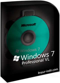 Windows 7 Professional VL SP1 2024 Türkçe Full (x86 / x64)